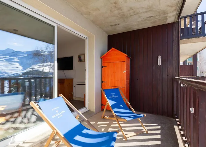 8 Pers Peyragudes, Wifi, Parking, Navette Proche - Fr-1-695-66 Apartamento *